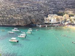 San Andrea Hotel - Gozo. Xlendi Bay. Xlendi Bay.